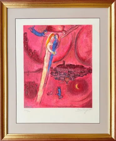 Lithograph Chagall - Le Cantique des Cantiques