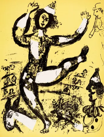 Lithograph Chagall - Le Cirque
