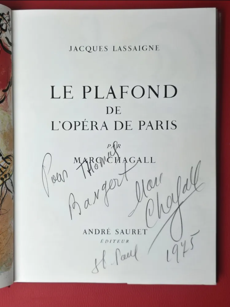 Illustrated Book Chagall - Le plafond de l'Opéra de Paris