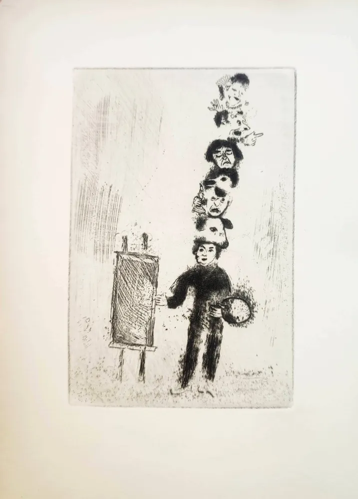 Engraving Chagall - Le Sept Péchés Capitaux