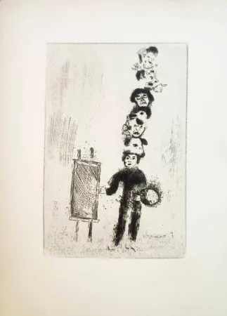 Engraving Chagall - Le Sept Péchés Capitaux