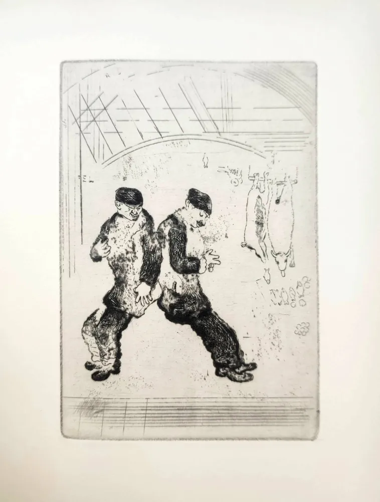 Engraving Chagall - Le Sept Péchés Capitaux