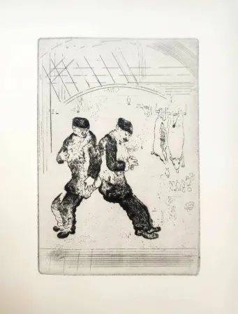 Engraving Chagall - Le Sept Péchés Capitaux