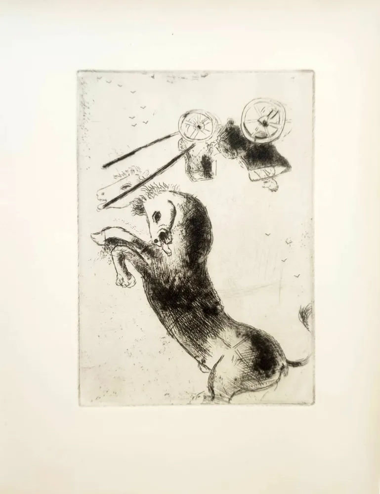 Engraving Chagall - Le Sept Péchés Capitaux