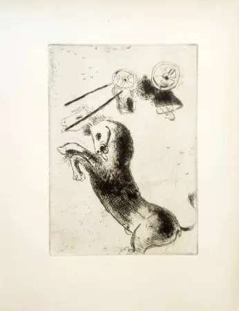 Engraving Chagall - Le Sept Péchés Capitaux