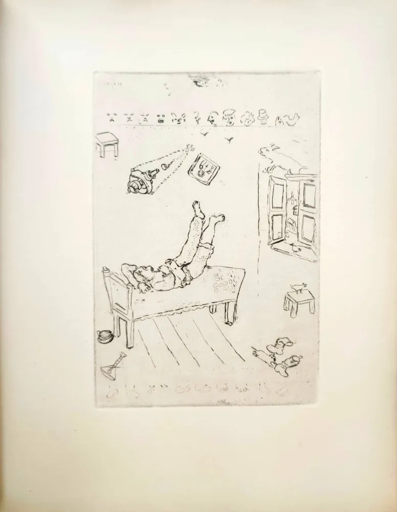 Engraving Chagall - Le Sept Péchés Capitaux