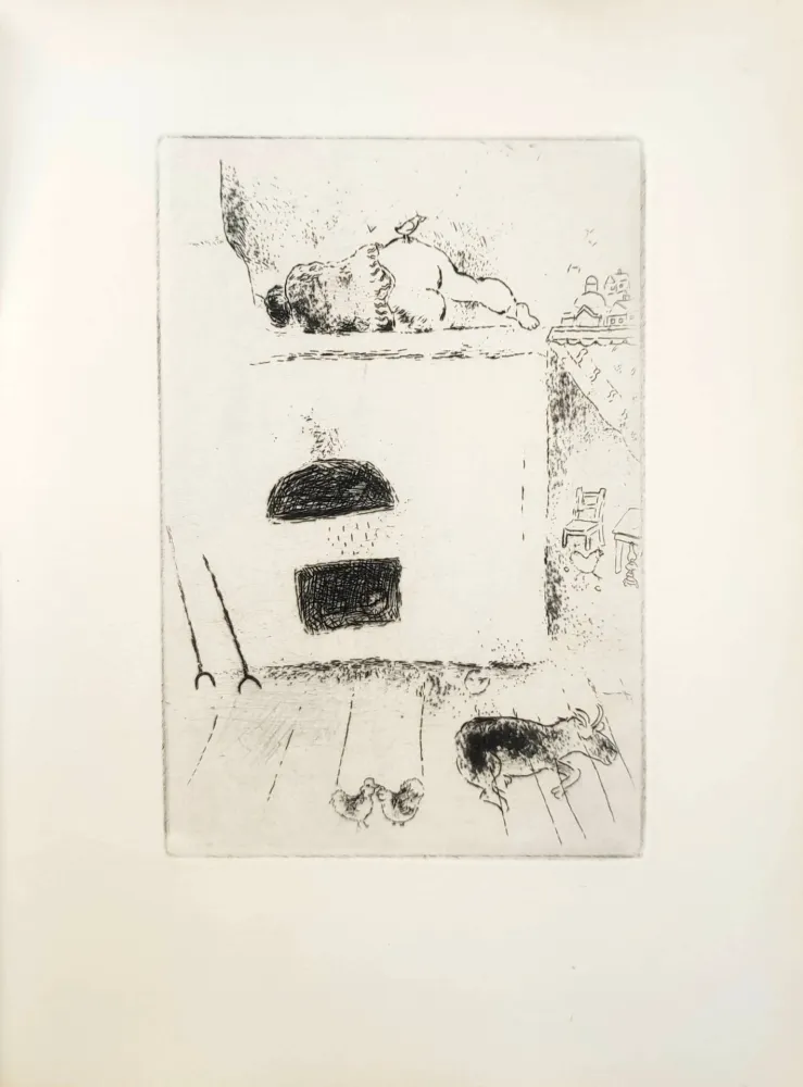 Engraving Chagall - Le Sept Péchés Capitaux