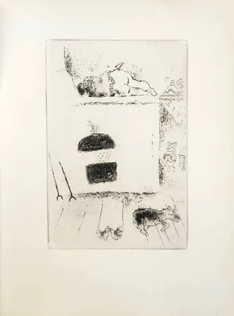 Engraving Chagall - Le Sept Péchés Capitaux