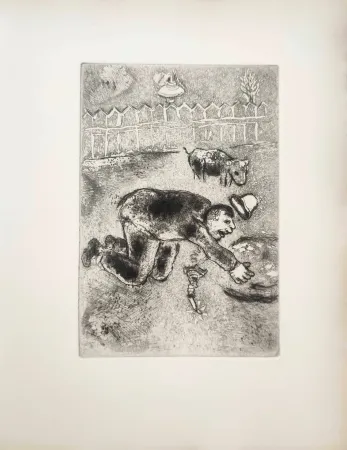 Engraving Chagall - Le Sept Péchés Capitaux