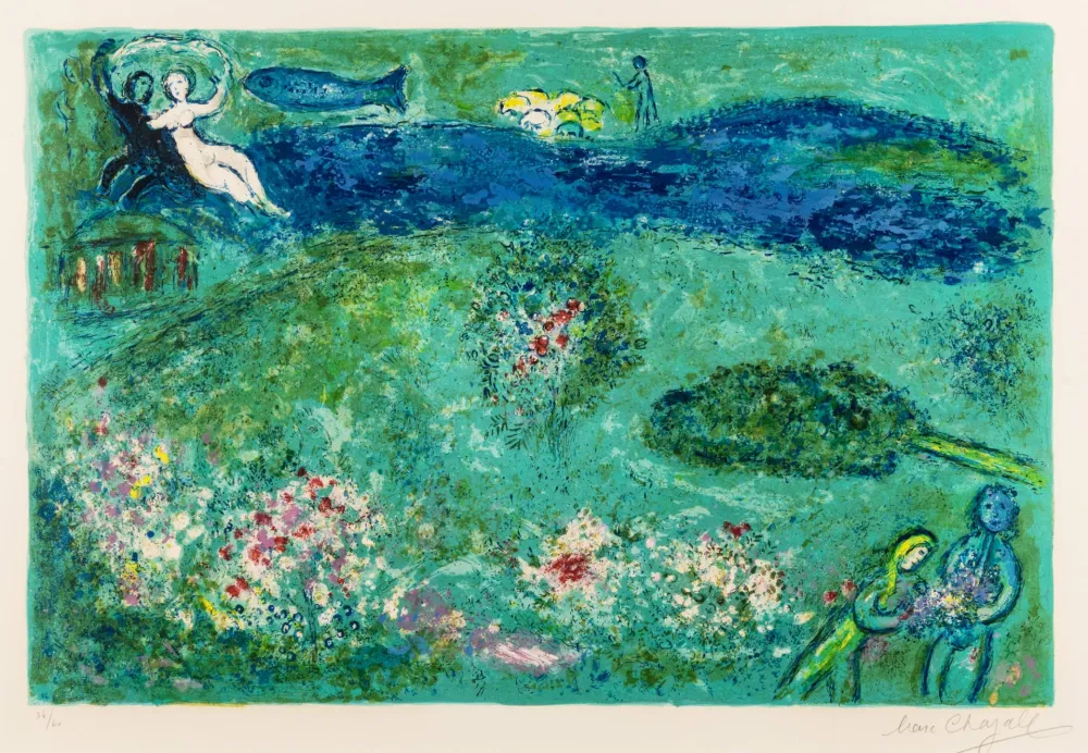 Lithograph Chagall - Le Verger (The Orchard)