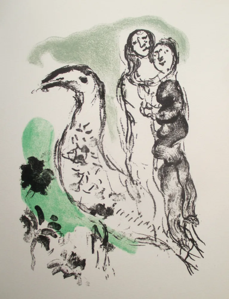 Lithograph Chagall - L'Elegie des Alizes, Frontispice