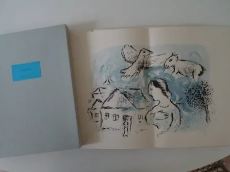 Lithograph Chagall - Les Chemins d'Amitie