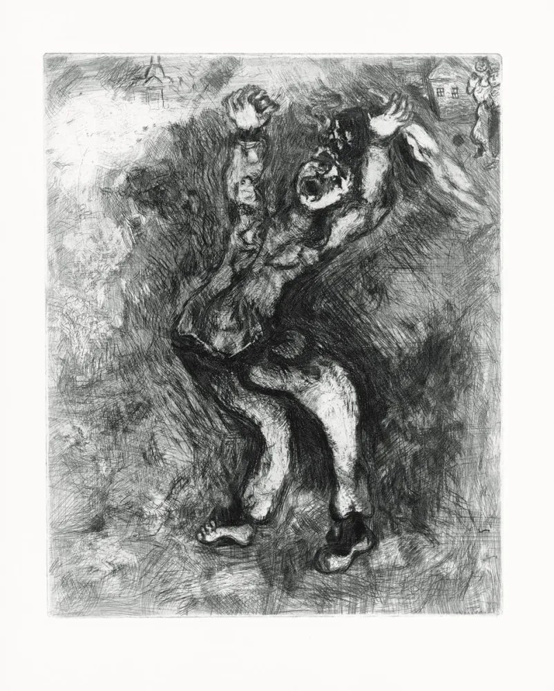 Engraving Chagall - Les Fables de La Fontaine