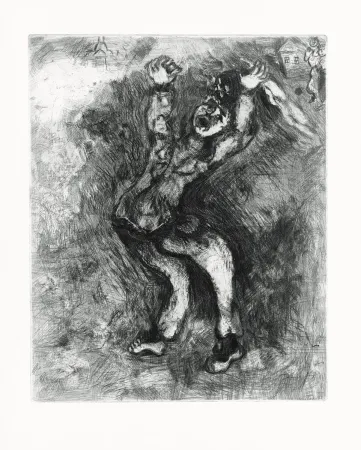 Engraving Chagall - Les Fables de La Fontaine