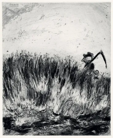 Engraving Chagall - Les Fables de La Fontaine