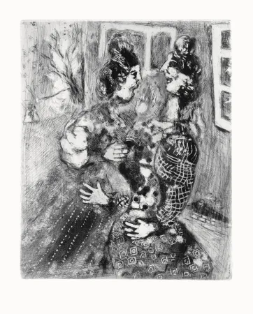 Engraving Chagall - Les Fables de La Fontaine