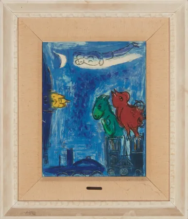 Lithograph Chagall - Les Monstres de Notre-Dame