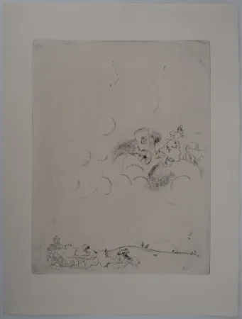 Etching Chagall - Les rêves de Tchitchikov