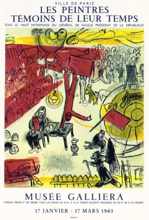Lithograph Chagall - Musée Galliéra