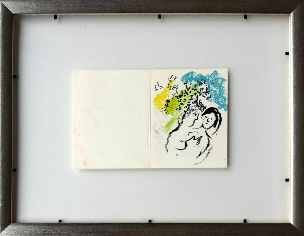 Lithograph Chagall - New Year's Card