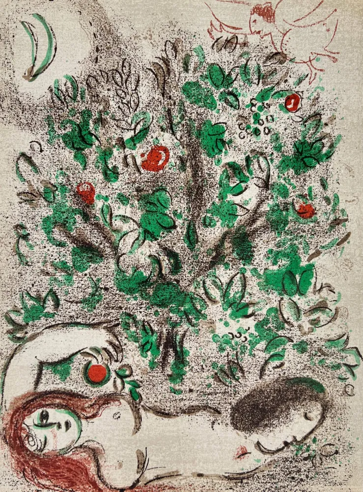 Lithograph Chagall - Paradise I