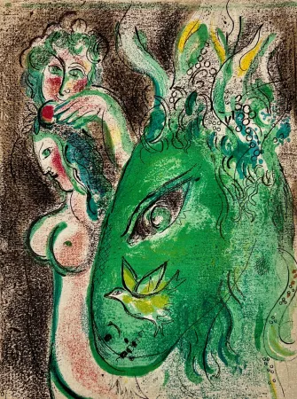 Lithograph Chagall - Paradise II