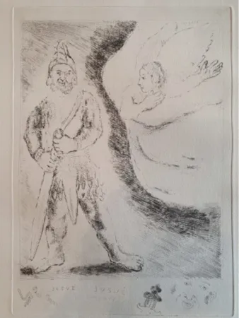 Etching Chagall - Passage du Jourdain