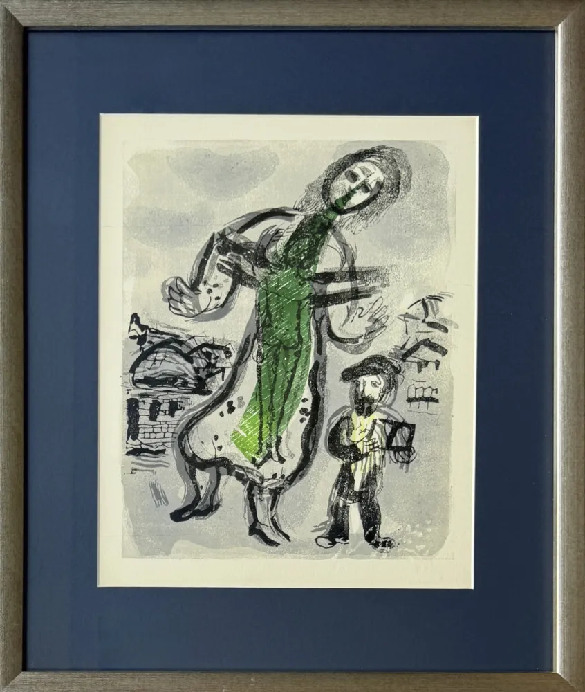 Woodcut Chagall - Poèmes, Planche XIII