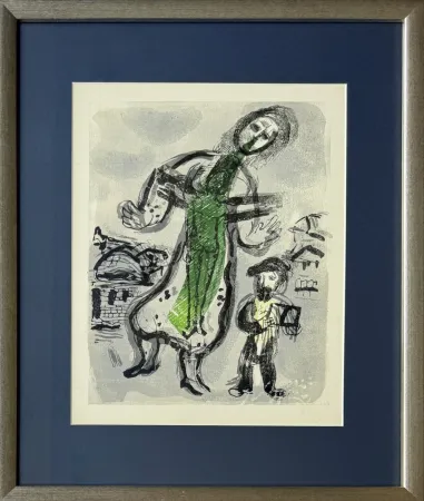 Woodcut Chagall - Poèmes, Planche XIII