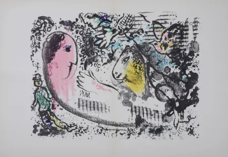 Lithograph Chagall - Rêverie,