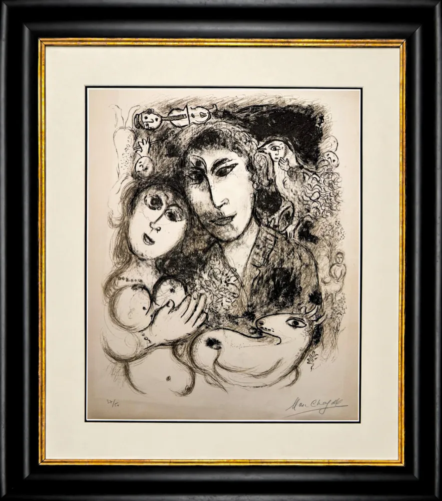 Lithograph Chagall - Sortilège