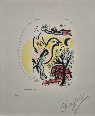 Lithograph Chagall - Vocation