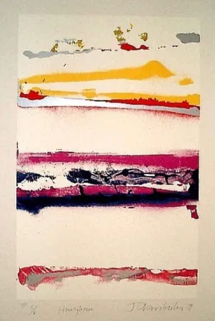 Lithograph Chamberlain - Hingham