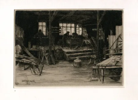 Etching Chandler - Chez le Planeur