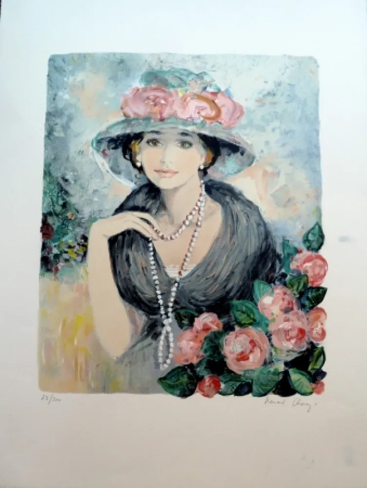 Lithograph Charoy - Hortense