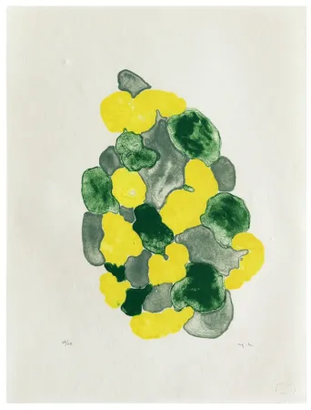 Lithograph Chaudouët - Lichens 6