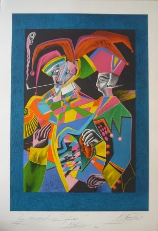 Lithograph Chemiakin - Carnaval