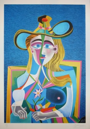 Lithograph Chemiakin - Picasso transformation 2