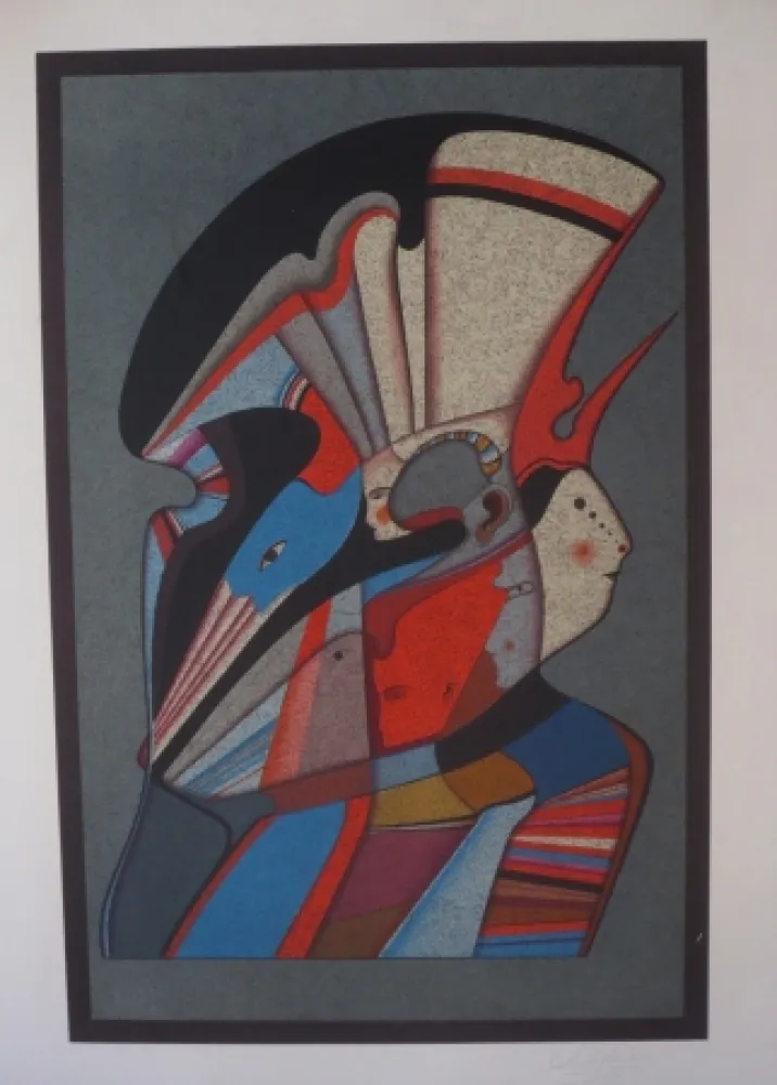 Lithograph Chemiakin - Sans titre