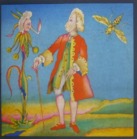 Lithograph Chemiakin - Suite Carnaval de Saint Petersbourg 5