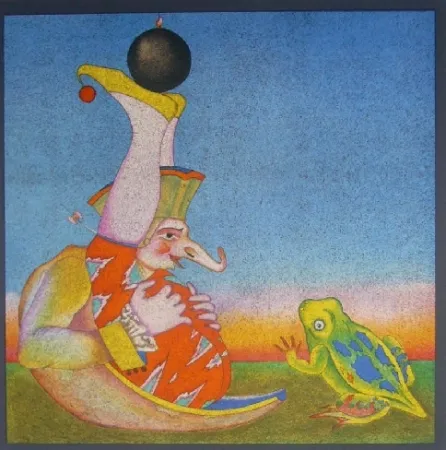 Lithograph Chemiakin - Suite Carnaval de Saint Petersbourg 6