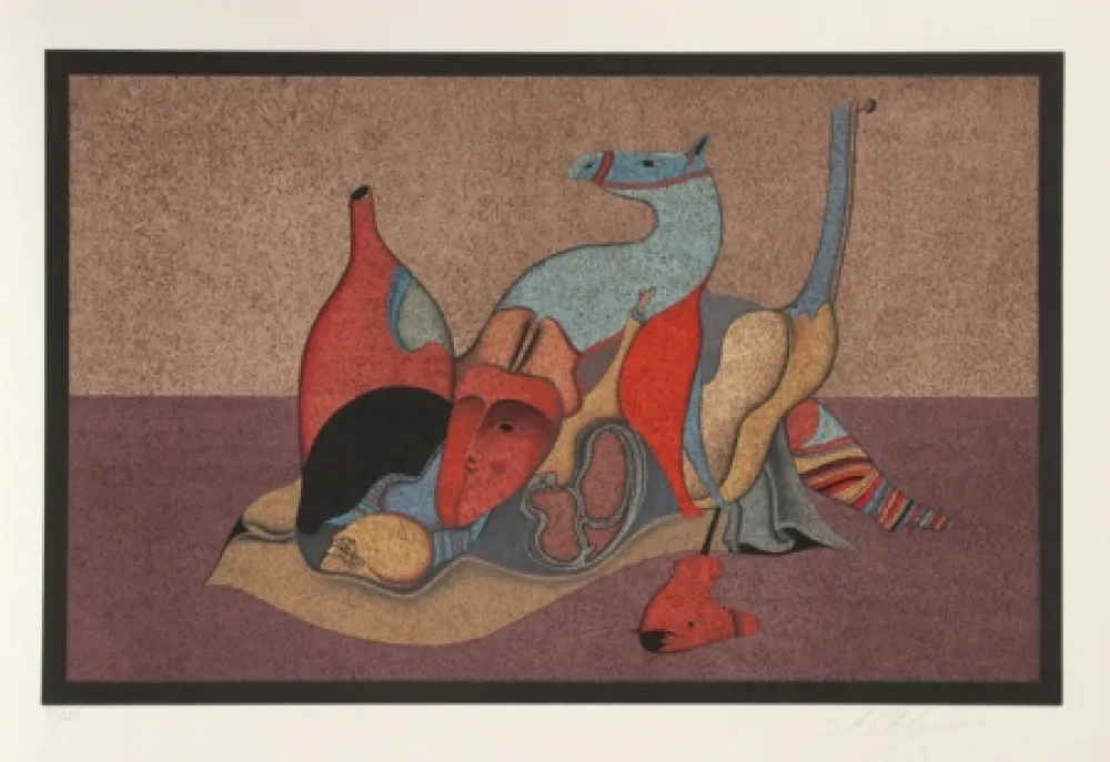 Lithograph Chemiakin - Untitled V