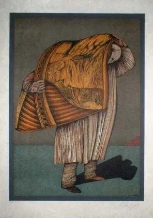 Lithograph Chemiakin - Ventre de Paris 11