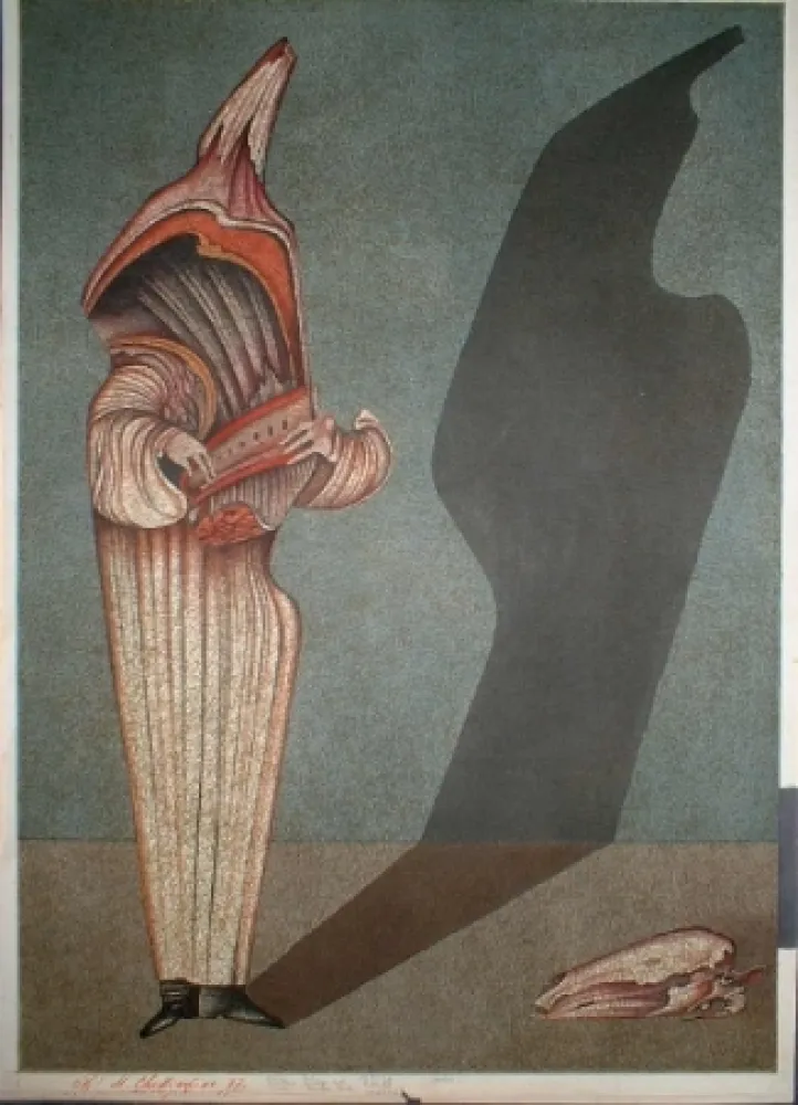 Lithograph Chemiakin - Ventre de Paris 5