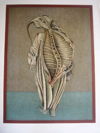 Lithograph Chemiakin - Ventre de Paris 8