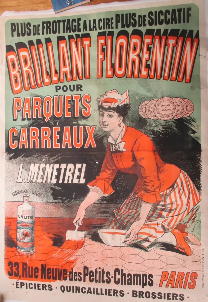 Lithograph Cheret - Brillant Florentin