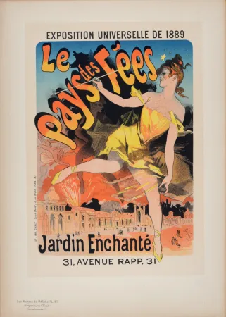 Lithograph Cheret - Les Maîtres de l'Affiche : Le Pays des Fées, 1899