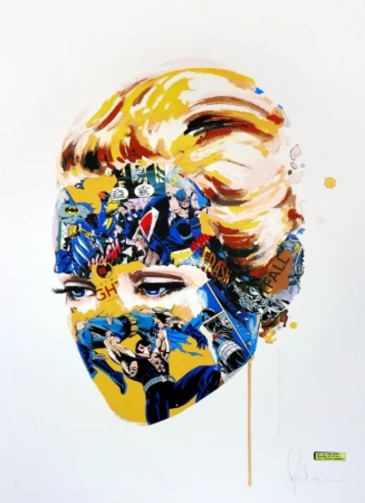 Screenprint Chevrier - The Cage: Dark heart