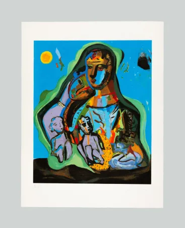 Etching And Aquatint Chia - Composizione