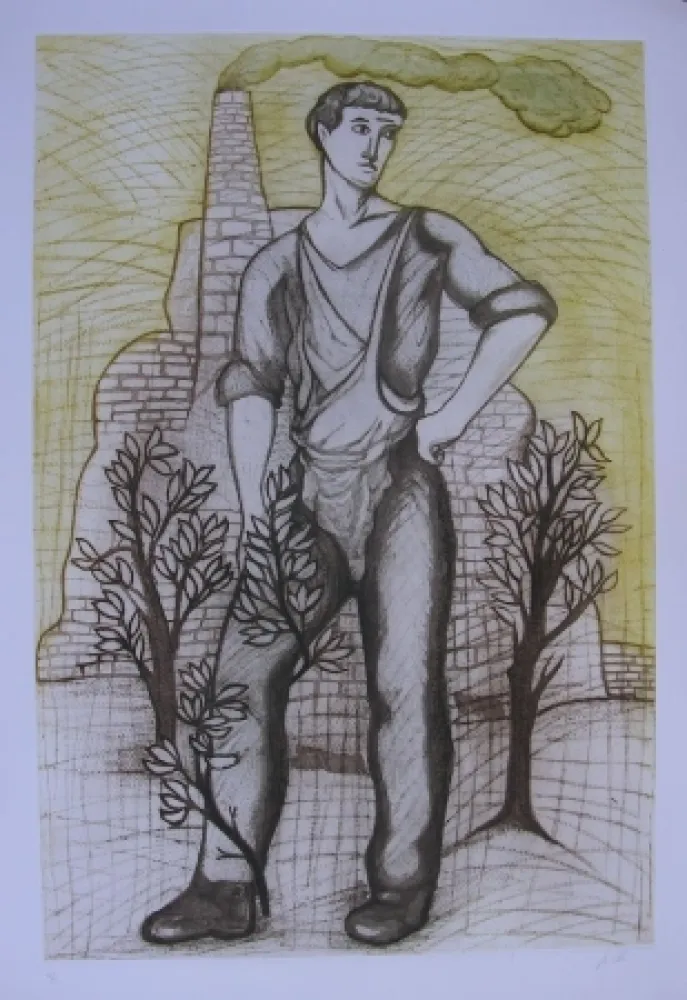 Engraving Chia - Factory works